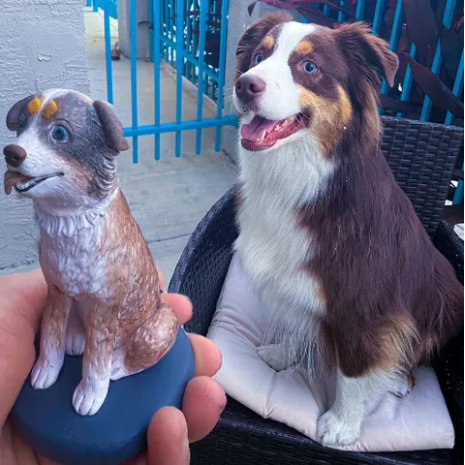 Fully Customizable 1 Pet Custom Bobblehead With Text